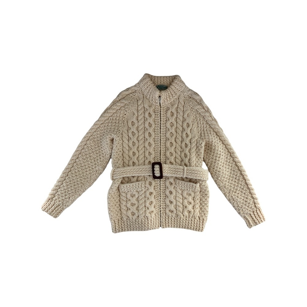 Andion Chunky Knit Fisherman Sweater Made in Ireland